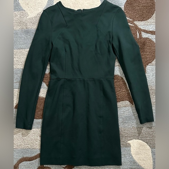 French Connection Long Sleeve Ponte Mini Sheath Bodycon Dress ZP1 - Picture 3 of 8